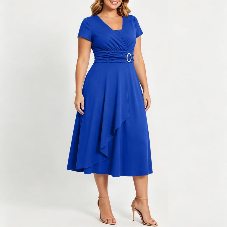 plus size ruched a line dress City Chic Plus Size Halo Ruched Lace Midi Dress
