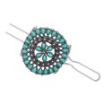 thumbnail image 4 of Fourchette à Cheveux Turquoise Épingle à Cheveux Vintage Style Chinois Support de Cheveux Décoration, 4 of 6