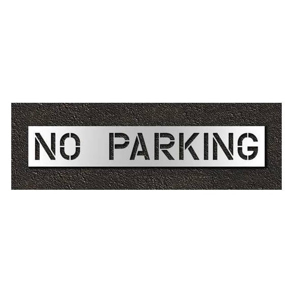 Rae Pavement Stencil,No Parking,12 in STL-116-71232