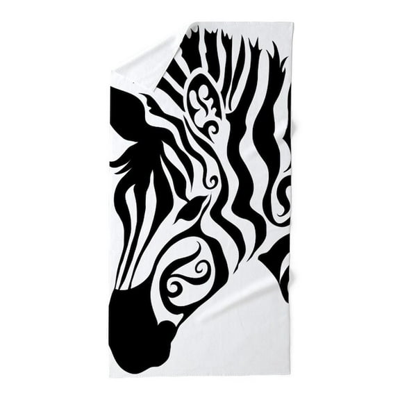 CafePress - ZEBRA!! - Large Beach Towel, Soft 30"x60" Towel with Unique Design