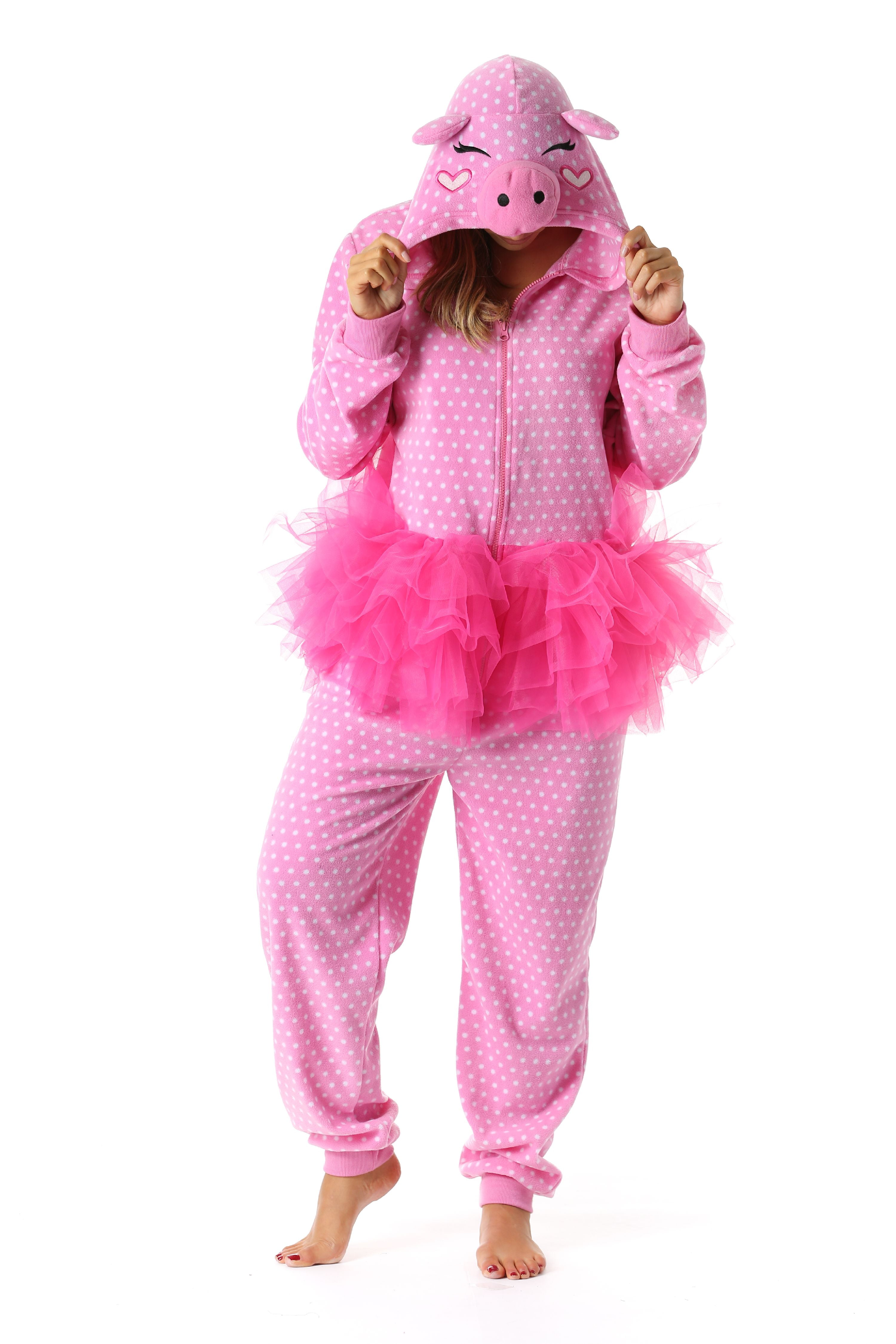 Just Love - Just Love Pig in Tutu Adult Onesie Womens Pajamas - Walmart