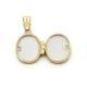thumbnail image 5 of Cadena Con Dije Relicario Oval Facetado Oro Sólido 14k, 5 of 8