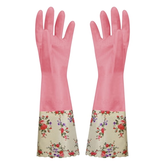 New Arrivals 2026 ZZYuan Lined Cleaning Gloves – Long Cuff Anti Grip For Dishwashing & Laundry