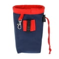 thumbnail image 2 of DOOG - Good Dog Drawstring Treat & Training Pouch - Clips to Your Waist - Navy Blue/Red, 2 of 2