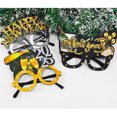 thumbnail image 2 of Tignapoo 2025 Party Glasses Frame - Black & Gold New Year Celebration Accessory for Festive Events & Photo Props (Cheer Fireworks Design), 2 of 6