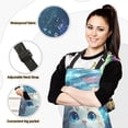 thumbnail image 2 of Cute Cat Corals Undersea Apron Set with Oven Mitts Pot Holders Set of 5 Kitchen Stuff Accessories, 2 of 6