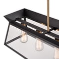 thumbnail image 3 of AC11854BK-Artcraft Lighting-Lucian - 6 Light Island-10 Inches Tall and 10 Inches Wide-Black/Brushed Brass Finish, 3 of 7