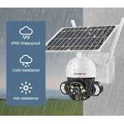 LS VISION 4MP WiFi Solar Wireless Security Cameras System CCTV Waterproof Outdoor PTZ