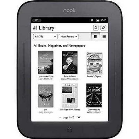 Barnes Noble Bnrv300 Nook Simple Touch Ebook Reader Wi Fi Only