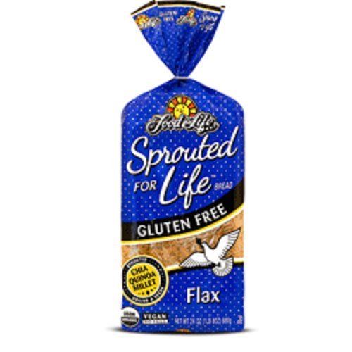 Food For Life Bread Gluten Free Sprouted Flax, 24 Ounce (Pack of 6