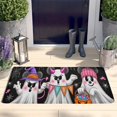 thumbnail image 2 of Happy Halloween Pumpkin Door Mat,Durable Absorbent Floor Entryway Rug 17x31.5 Inch Spider Bat Floor Mat for Outdoor Entrance Entry Entryway, 2 of 4