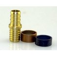 thumbnail image 1 of Elkhart Supply Fresh Water Fitting 51251 BestPEX; Adapter; 3/4 Inch PEX x 3/4 Inch Polybutylene; Straight; Gold; Brass; With Rings; Single, 1 of 1