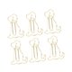 thumbnail image 3 of Fyearfly Paquete de 100 Clips de Papel Dorados pequeños, Clips de Papel Bonitos, Clips de Papel de Animales de Metal, Clips de Papel antioxidantes con Caja de Almacenamiento para(Dog), 3 of 14