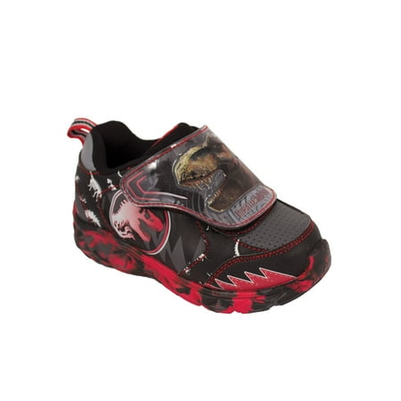 Jurassic World Lighted Child Red Sneakers (Best Dress Shoes In The World)