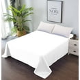 Premium Flat Sheet Breathable and Soft Bed Top Sheet Only Easy