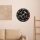 thumbnail image 5 of Reloj de pared decorativo con diseño de rueda de coche, elegante y silencioso. 20 centímetros, 5 of 8