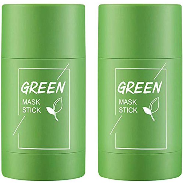 (2 bottles) Green Tea Purifying Clay Stick Mask, Exfoliating Mask