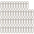 thumbnail image 1 of 50pcs Fishing Snap Clip Fast Link Buckle Quick Change Sinker Interlock 8 Shaped Clip Fishing Tackles, 1 of 9