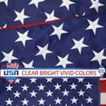 thumbnail image 4 of G128 American Flag, 6x10 ft, Heavy Duty Embroidered 210D Polyester, Sewn Stripes, Brass Grommets, 4 of 4