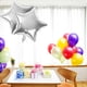 thumbnail image 5 of EeaseMX TOYMYTOY 10 globos de aluminio de 18 pulgadas con forma de estrella de cinco puntas para fiestas, decoración de San Valentín, bodas, cumpleaños y fiestas (plateados), 5 of 7