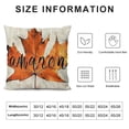 thumbnail image 5 of SHANXI Orange and Hello Autumn Farmhouse Decor Pumpkin Thanksgiving Pillowcases 12x12in, 5 of 5