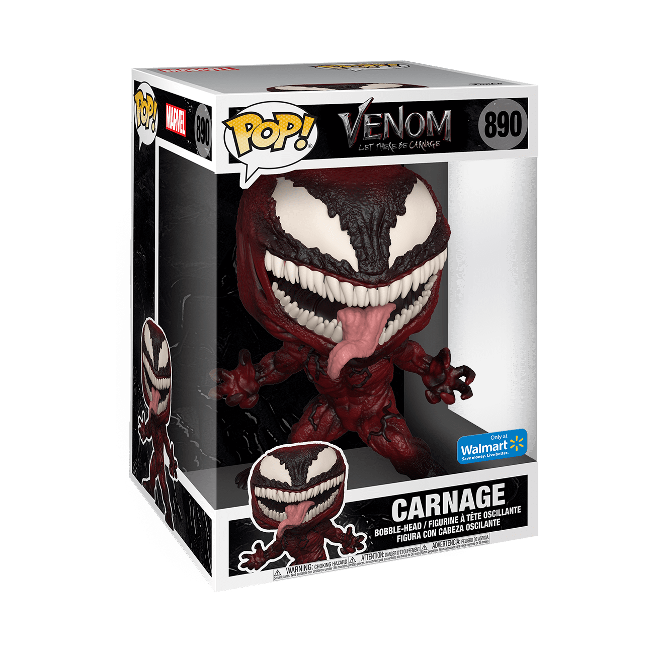 følsomhed Erhverv Situation Funko Pop! 10 in : Venom 2 - Carnage - Walmart Exclusive - Walmart.com