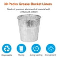 thumbnail image 4 of YUEVE Pasta Containers for Pantry Grease Bucket Liner Disposable Aluminum Foil Pan For Easy Grill, 4 of 6