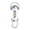 🔥 White_Hot, variant on ZYXWVU Mini Keychain Flashlight Outdoor Pocket Light with Hook Portable LED Keychain Light for Camping Emergency Night Walking Bag Accessory