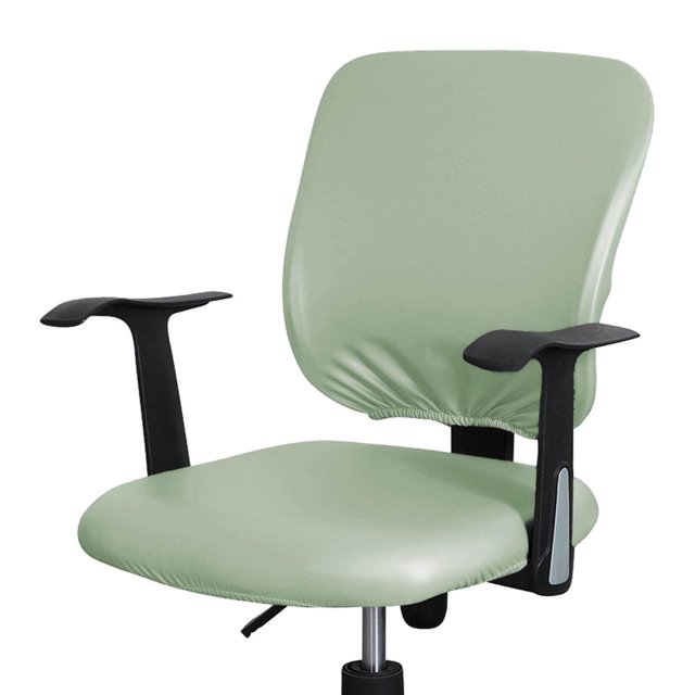 fastboy Split Office Chair Cover Dustproof Waterproof Rotating Chair Protector Green Seat+Backrest