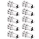 thumbnail image 2 of 10 Uds interruptor de llave barril Metal ONOFF bloqueo de alimentación acero inoxidable con tuerca de llave 12mm AC DC220V (doble tirón), 2 of 5