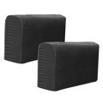 thumbnail image 1 of CHOK 2024 2pcs  Elastic Sofa Armrest Cover Simple Sofa Side Towels Protective Cloth for Home Office (Black), 1 of 6