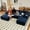 Blue, variant on 96" W Cloud Sectional Couch with Ottoman,Modern U-Shaped Cloud Couch with Deep Seat,Comfy Corduroy 3-Seater Sofa,Memory Foam Sofa for Living Room,No Assembly (Blue,Left-Facing Chaise)