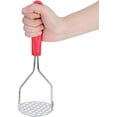 thumbnail image 4 of Kitchen Tool Potatoe Masher Hand Potato Ricer Stainless Steel Multifunction Pressed Garlic Crusher, 4 of 8