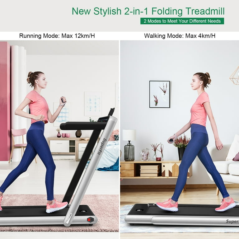 Gymax 2 in 1 treadmill reviews hot sale