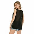 thumbnail image 5 of Ladies Women Loose Sleeveless Casual Tank T-Shirt Blouse Tops Vest Solid Home, 5 of 7