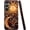 Celestial Stained Glass Sun Moon Flower, variant on Case for Samsung Galaxy S23 FE, Fits Glossy Case Design for Girl Women, Color Floral Stained Glass