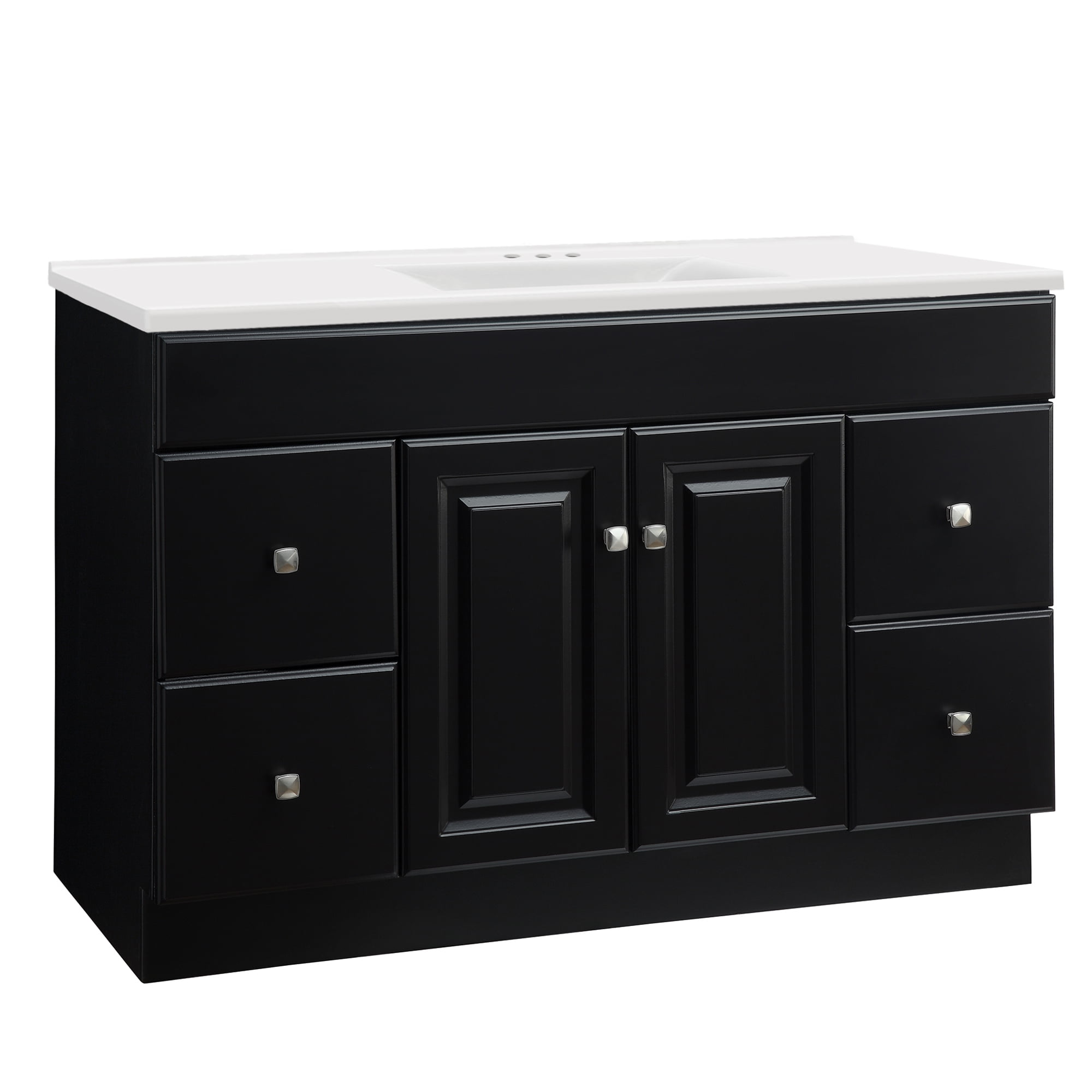 Design House Wyndham 49 inch Unassembled 2Door 4Drawer Bathroom