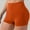 Orange, variant on Wensltd Women's High Waist Yoga Workout Shorts Tummy Control Fitness Athletic Running Shorts