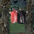 thumbnail image 3 of Colgador brillante de Halloween, Sensor de sonido fantasma colgante, Ojos de voz, adorno de terror, decoración de fiesta de casa encantada de jardín, 3 of 4