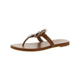 thumbnail image 2 of Tory Burch Miller Soft Women's Leather Memory Foam Slide Thong Sandals, 2 of 5