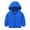 Blue, variant on Mercatoo Boys Girls Kids Hooded with Pockets Solid Color Short Cotton Puffy Jacket Coat for 𝐁abies Girls Winter Girl Kids Coat