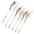 thumbnail image 4 of 6 señuelos artificiales de camarón de alta simulación, suaves y luminosos, para pesca con anzuelo., 4 of 14