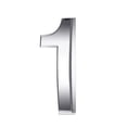 thumbnail image 1 of 3 Inch Adhesive House Numbers, Self-adhesive Stainless Steel Numbers with Elegant Mirror Finish, ABS Engineering Plastics for Longevity, 1 of 6