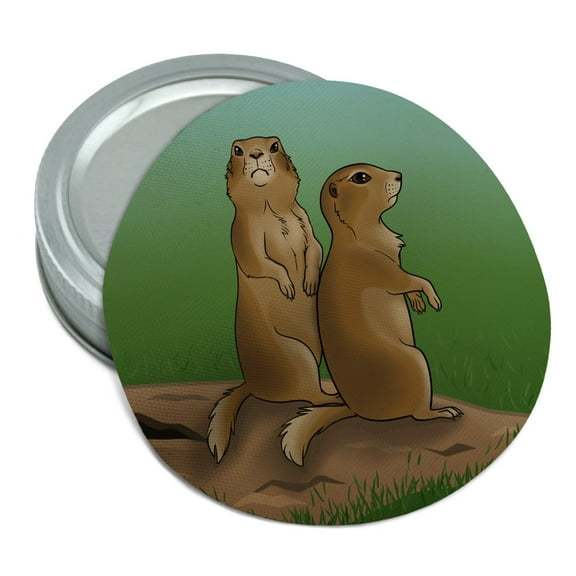 Pair of Prairie Dogs Round Rubber Non-Slip Jar Gripper Lid Opener