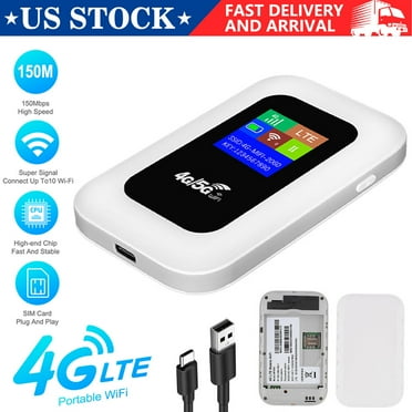 2025 New Portable 5G LTE Wireless WiFi Router Mobile Broadband MIFI LCD Hotspot