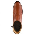 thumbnail image 4 of LIBERTYZENO Mens Genuine Leather Ankle Boots Side Zipper Mens Dress Boots, Tan, 7, 4 of 8