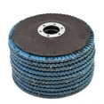 thumbnail image 5 of 10 Pack Premium Zirconia Flap Discs 4-1/2 X 7/8 inch 40 / 60 / 80 / 100 Grit Grinding Wheel Sandpaper for Sanding Grinding (40 Grits), 5 of 5