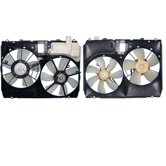 Agility Auto Parts 6025105 Dual Radiator and Condenser Fan Assembly for Lexus Specific Models