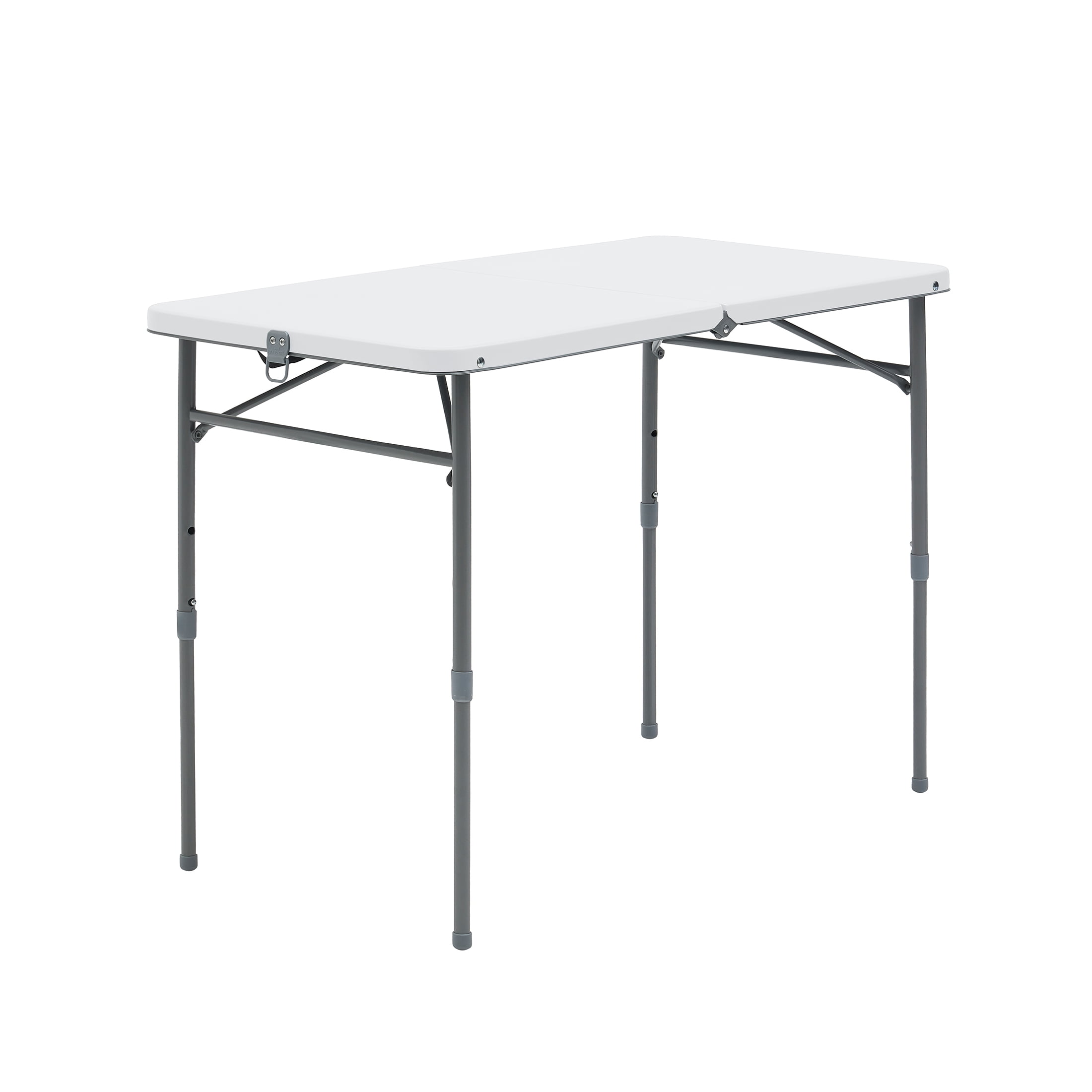 Mainstays 40" Adjustable Height Centerfold Folding Table, White