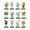 12 pcs Mini flower, variant on KNEW BUILT Mini Flower Bouquet 3D Model Building Blocks Ideal Holiday Party Gift for Girls or Versatile Decoration Kids Toys